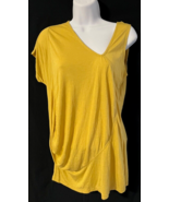 Jazmin Chebar Mustard Yellow Asymetrical One Sleeve Blouse Size 1 (US-M)... - €12,76 EUR