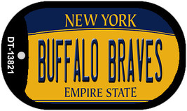 Buffalo Braves New York Novelty Metal Dog Tag Necklace - £12.74 GBP
