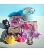 Girl Lot Pocket Mirror, 5 keychains, Cat Hand Cream Rose, Cat Lip Gloss ... - £19.97 GBP