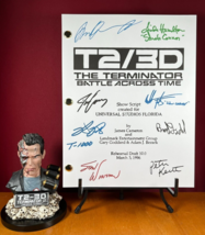 Terminator: T2-3D Battle Across Time Script Signed- Autograph Reprints- T2 Ride - £18.31 GBP