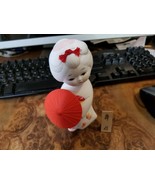 Maiko Girl Porcelain Doll Chirimen Kimono Crepe Fabric Cute Kawaii Kyoto C - $372.92 MXN
