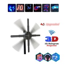 Upgraded Naked Eye 3D Holographic Advertising Machine Fan Screen Support... - $59.78