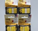 Post it Flags Yellow Standard Page Flags in Dispenser, 50  Per Pack 4 Pack - $16.14