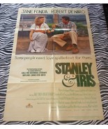 Stanley &amp; Iris (1990) - Jane Fonda &amp; Robert De Niro Original Video Store... - $21.54 CAD
