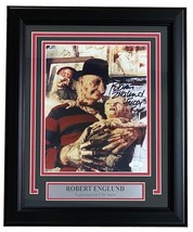 Robert Englund Signed Framed 8x10 A Nightmare On Elm St Photo Freddy K JSA - £182.53 GBP