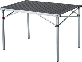 KingCamp Aluminum Folding Lightweight Roll Portable Stable Table for Camping - £125.07 GBP