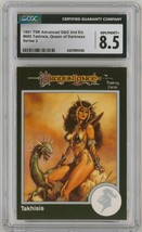 CGC 8.5 Silver 1991 AD&amp;D TSR Card #685 Clyde Caldwell Takhisis Dragonlance Art - £19.34 GBP