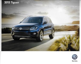 2015 Volkswagen TIGUAN sales brochure catalog US 15 VW SE SEL R-Line - £6.25 GBP