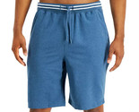 Club Room Hawthorne Striped-Waist Pajama Shorts in Blue-Size Large - $33.92