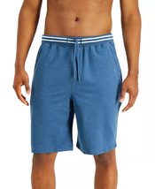 Club Room Hawthorne Striped-Waist Pajama Shorts in Blue-Size Large - £26.68 GBP