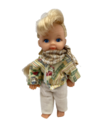 Vintage Simba Posable Blond Doll 4.25&quot; - $15.19