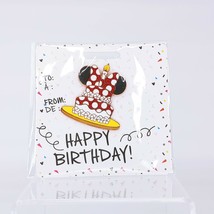 Happy Birthday Cake Disney Trading Pin On Card 2020 Minnie Glitter 138166 - $20.78