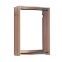 Devi Oak Wall Mounted Modular Wood Closet System Warm Finish - €136,97 EUR