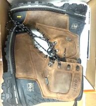 Timberland Pro Boondock HD Men Work Boot SZ 9W  8” Composite Toe - $100.00