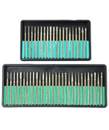 COMBO 30 pc &amp; 20 pc Diamond Burr Set Drill Bits Grinder Polishing 1/8&quot; S... - $23.36
