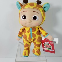 Cocomelon JJ GIRAFFE Baby Doll Animal Hoodie PJ Pajama Stuffed Plush NWT 8” - £15.43 GBP