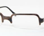 HERRMANN 518 349 Brown Horn Selten Brille Brillengestell 48-15-140mm Deu... - $96.03