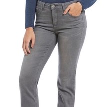 Jones NY Gray Stretch Jeans Women’s 14 Stretch Denim Pants High Waist minimalist - £22.32 GBP