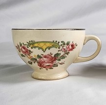 Universal Cambridge China Tea Cup Camwood Ivory Rambler Rose Replacement 1934 - £9.69 GBP