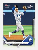 5000 PR Mookie Betts 2025 Topps Now MLB WORLD SERIES Champs LA Dodgers C... - $24.74