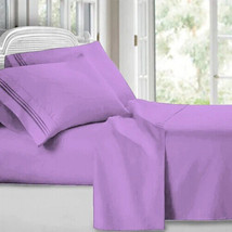 Egyptian Comfort  Lavender Bed Sheet Set 4-PC   Deep Pocket Bedsheets Queen King - £24.58 GBP+