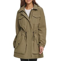 DKNY Women Jacket, Juniper Green Softshell Anorak, Extra Small - $69.30