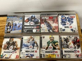 PS3 Lot of 8 Video Games Playstation 3 Assorted, Sports / Adventure ~ Untested - $21.78