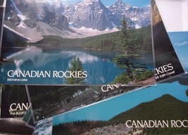 Vintage 8 Scenic Pictures of Canadian Rockies Plastic Placemats - £4.78 GBP