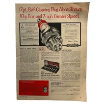 Life-Time Spark Plugs Vintage Print Ad Continental Manufacturing 1955 Au... - £7.82 GBP