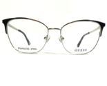 Guess GU2705 005 Eyeglasses Frames Black Silver Cat Eye Full Rim 53-16-140 - $65.26