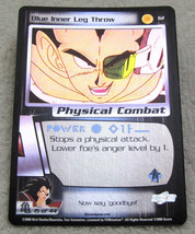 2000 Score Unlimited Dragon Ball Z DBZ CCG TCG  Blue Inner Leg Throw #62 - Foil - £1.56 GBP