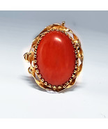 Natural Italian Red Coral 14K Gold Necklace Bracelet Clasp w. Gem Report... - $1,626.41