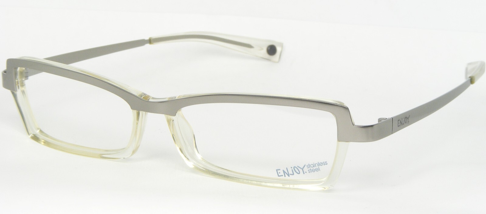 Enjoy E 2718A Plata/Transparente Gafas Marco E2718 49-14-135mm - $66.31