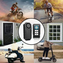 Anti-Theft Bicycle Motorcycle Alarm Wireless Security Vibration Motion Sensor Al - £39.07 GBP