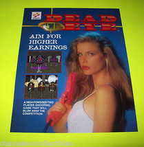Dead Eye 1996 Original Nos Video Arcade Game Sales Flyer Vintage Retro Promo - £9.07 GBP