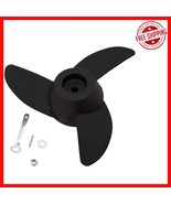 Durable Black 3-Blade Propeller for Trolling Motors – Easy Installation ... - $726.21 MXN