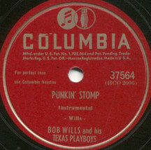 78 Record Bob Wills Texas Playboy Punkin&#39; Stomp How Can It Be Wrong Cowboy Swing - £12.27 GBP