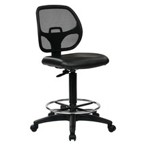 Office Star DC Series Deluxe Breathable Mesh Back Ergonomic Drafting Cha... - £182.58 GBP