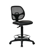 Office Star DC Series Deluxe Breathable Mesh Back Ergonomic Drafting Cha... - £190.40 GBP