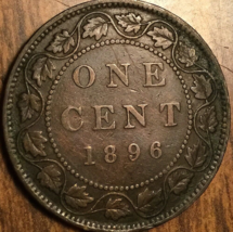 1896 CANADA LARGE CENT COIN PENNY - $6.87