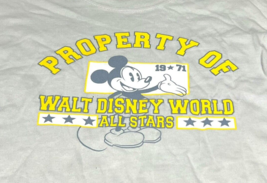 Vintage Property Of Walt Disney World Disneyland Authentic 1971 Size XL Allstars - £16.91 GBP