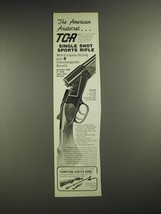1984 Thompson/Center TCR &#39;83 Single Shot Sports Rifle Advertisement - £14.78 GBP