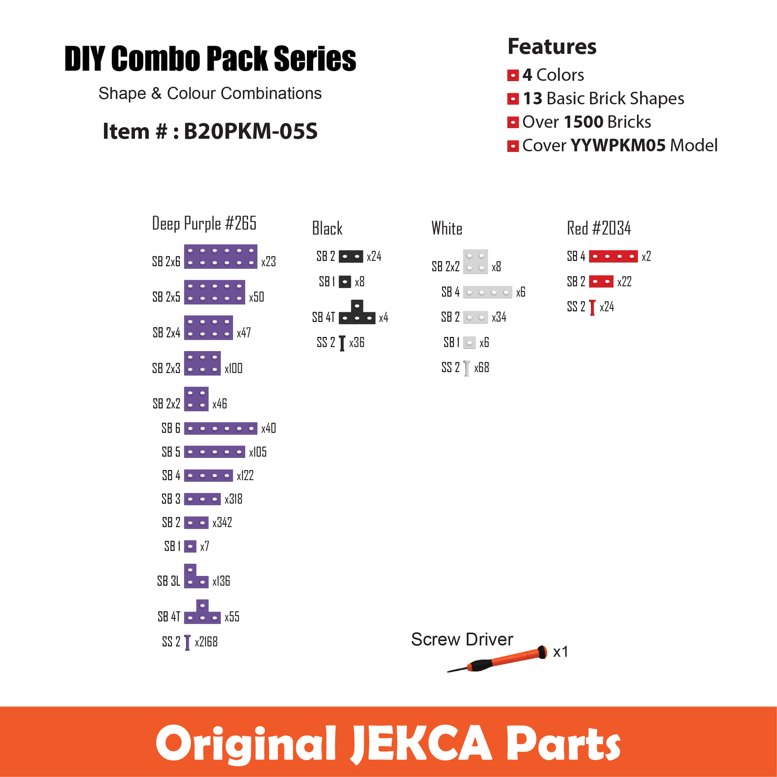 Gengar (Pokemon) Brick Sculpture (JEKCA Lego Brick) DIY Kit Item image 3