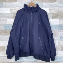 Lands End Soft Shell Squall Polartec 200 Jacket Coat Blue Mens Size XL 46 48 - £40.71 GBP