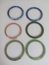 Vintage Multicolor Bangle Bracelet Bundle 6 Count - $229.99 MXN