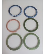 Vintage Multicolor Bangle Bracelet Bundle 6 Count - $229.99 MXN