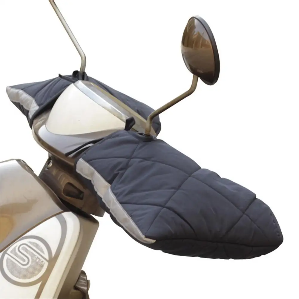 Motorcycle Handlebar Gloves Windproof Waterproof Warm Grip Hand Covers Muffs W - £15.62 GBP