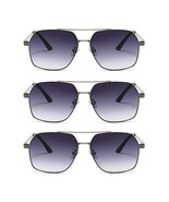 3PK Mens Womens Oversized Unisex Retro Aviator Sunglasses for Driving UV400 - £8.53 GBP