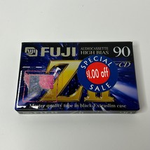 FUJI Z II 90 HIGH BIAS (CrO2) TYPE- II POSITION BLANK AUDIO CASSETTE. NE... - $13.30