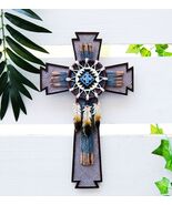 Ebros Southwest Native Navajo Vector Eagle Feathers Web Dreamcatcher Wal... - €29,16 EUR